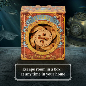Cluebox Megabox - Escape Room dans une boîte. Nautilus du Capitaine Nemo