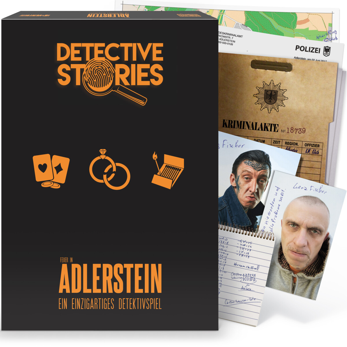 Detective Stories. Fall 1 - Das Feuer in box