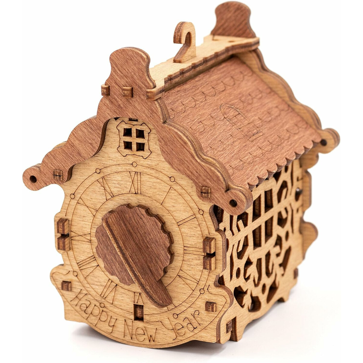 "Happy New Year" Box - Jeu de construction en bois