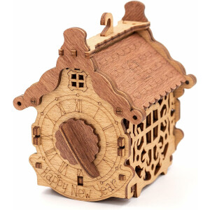 "Happy New Year" Box - Jeu de construction en bois