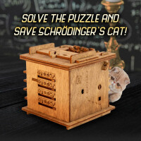Cluebox Megabox - Escape Room dans une boîte. Chat de Schrödinger