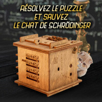Cluebox Megabox - Escape Room dans une boîte. Chat de Schrödinger
