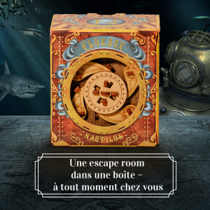 Cluebox - Escape Room dans une boîte. Nautilus du Capitaine Nemo